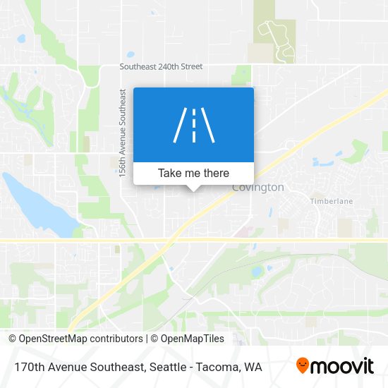 Mapa de 170th Avenue Southeast
