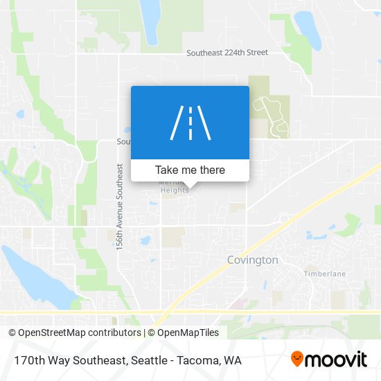 170th Way Southeast map