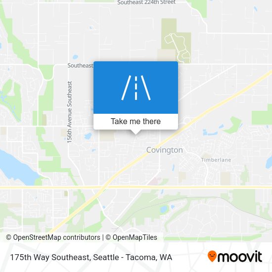 175th Way Southeast map