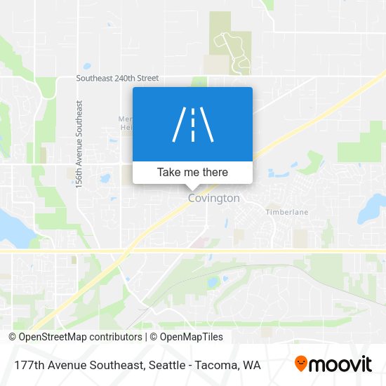 Mapa de 177th Avenue Southeast