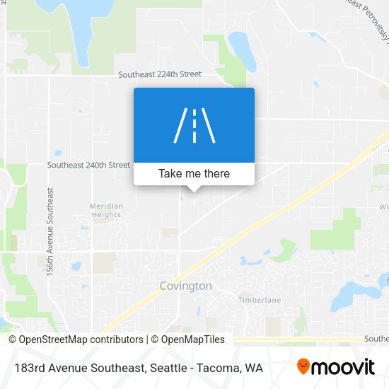 183rd Avenue Southeast map