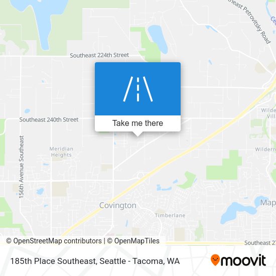 Mapa de 185th Place Southeast