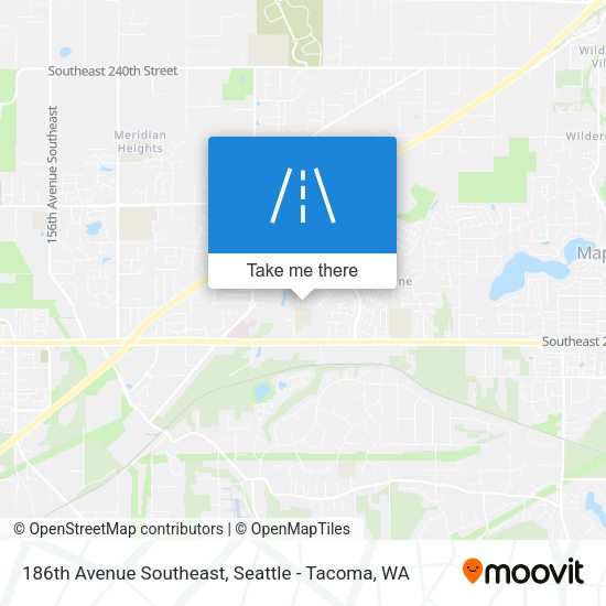 186th Avenue Southeast map