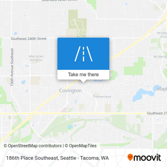 Mapa de 186th Place Southeast
