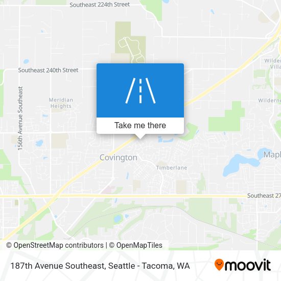 187th Avenue Southeast map