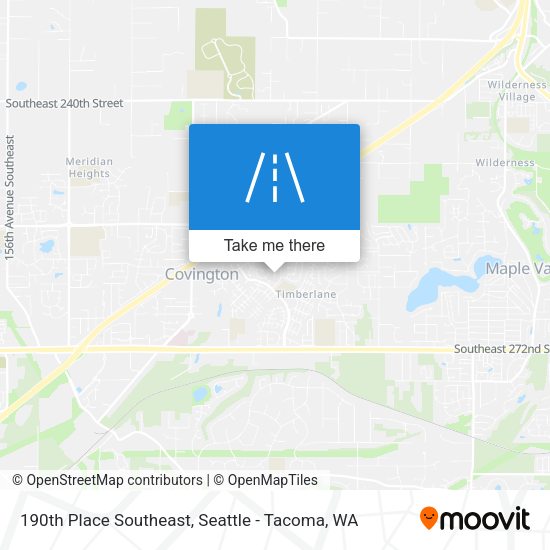 Mapa de 190th Place Southeast