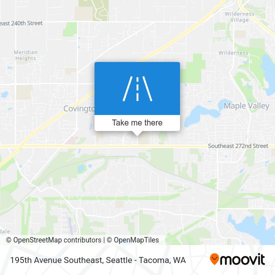 195th Avenue Southeast map