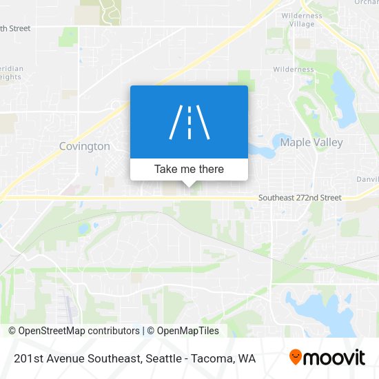 201st Avenue Southeast map
