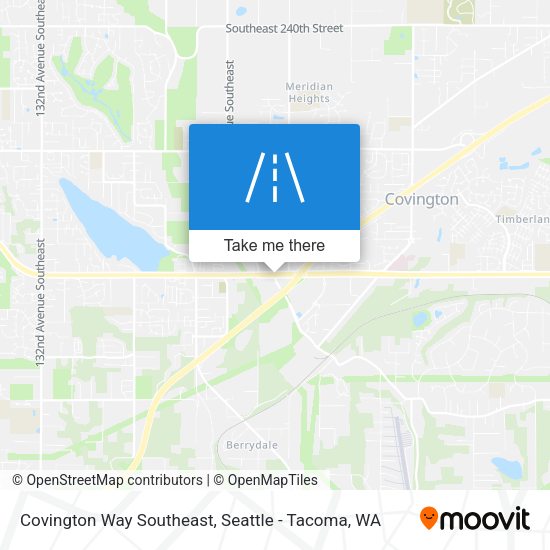 Covington Way Southeast map