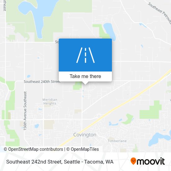 Southeast 242nd Street map