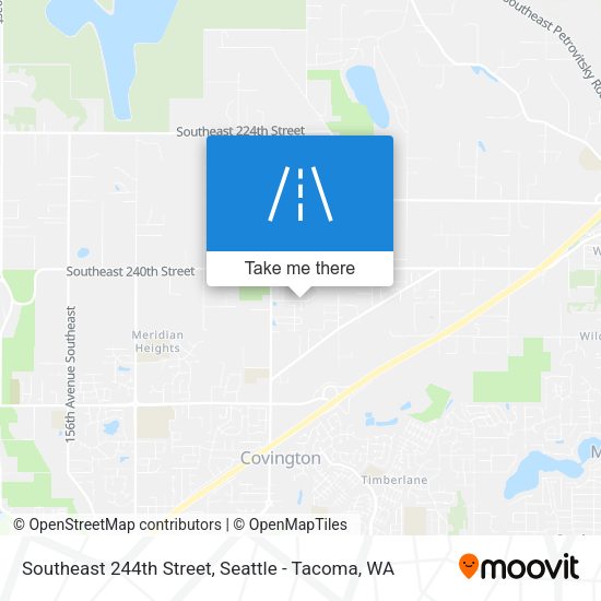 Southeast 244th Street map