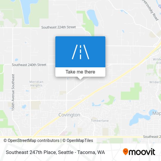 Mapa de Southeast 247th Place