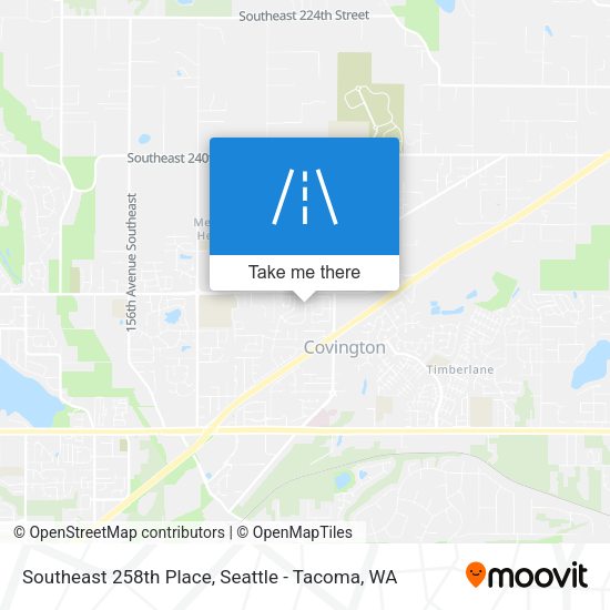 Southeast 258th Place map