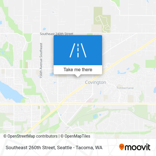 Mapa de Southeast 260th Street