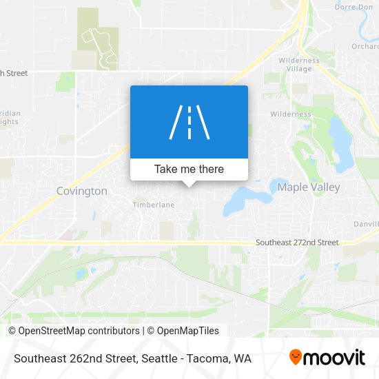 Southeast 262nd Street map