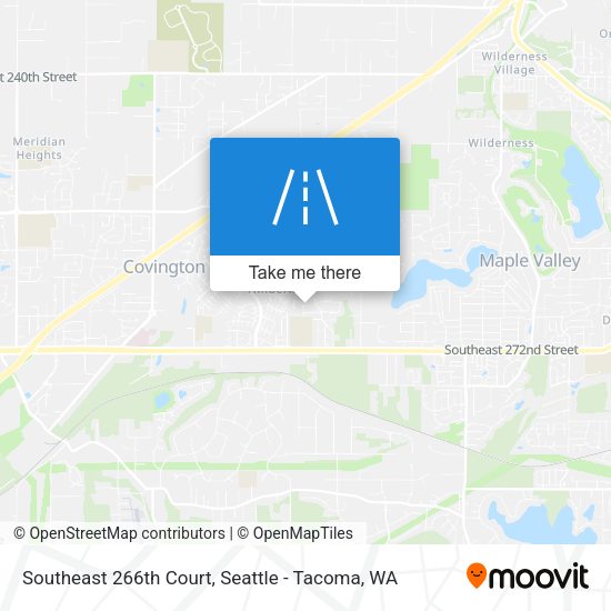 Southeast 266th Court map
