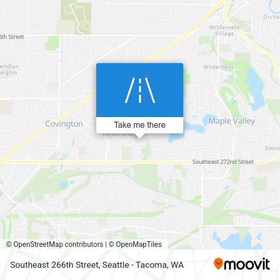 Mapa de Southeast 266th Street