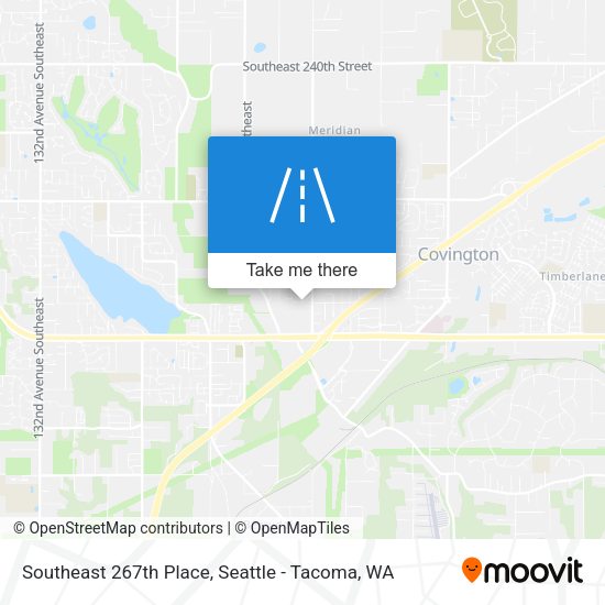 Southeast 267th Place map