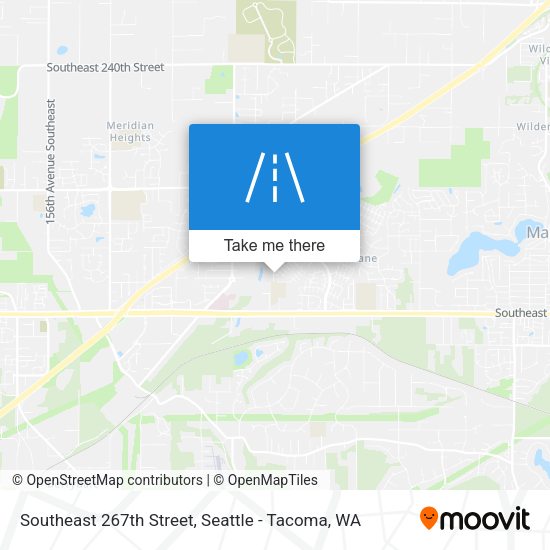 Southeast 267th Street map