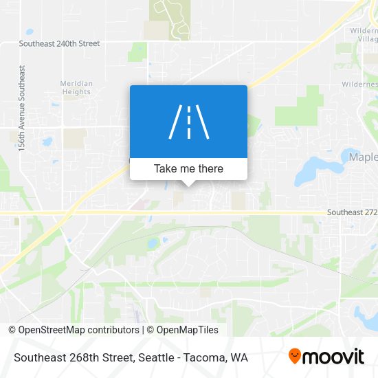 Southeast 268th Street map