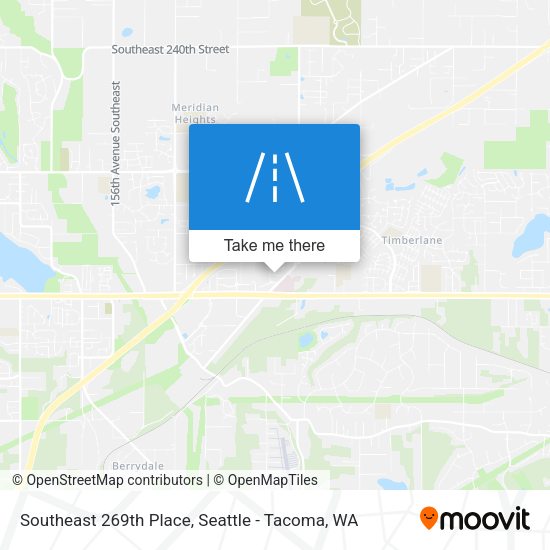 Southeast 269th Place map