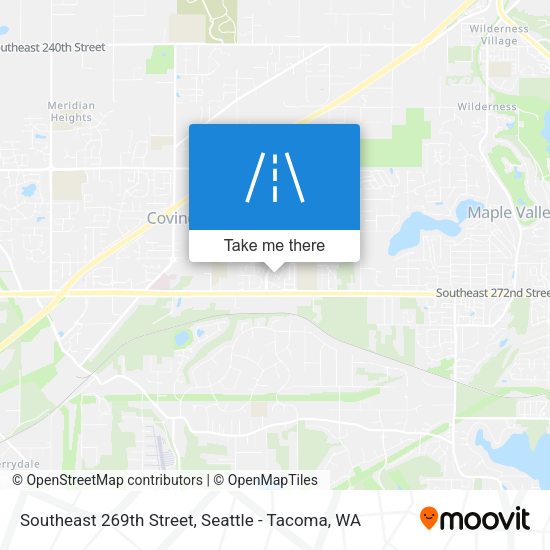 Southeast 269th Street map
