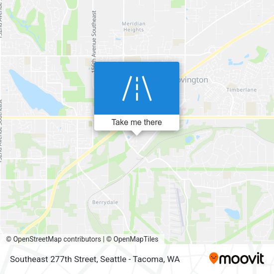 Southeast 277th Street map