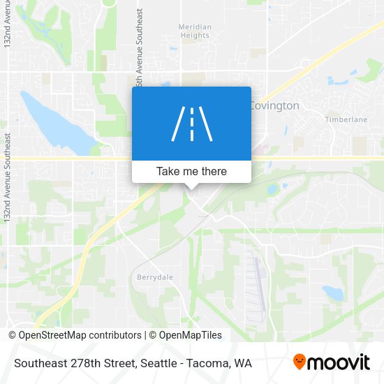 Southeast 278th Street map
