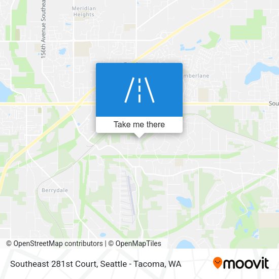 Southeast 281st Court map