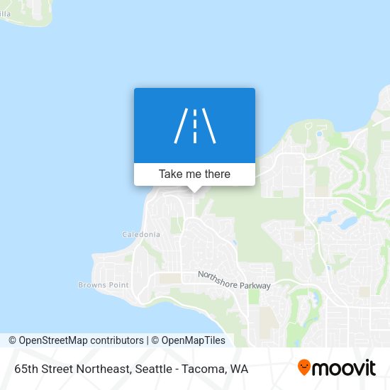 65th Street Northeast map