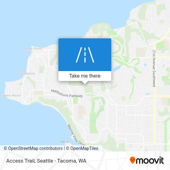 Access Trail map