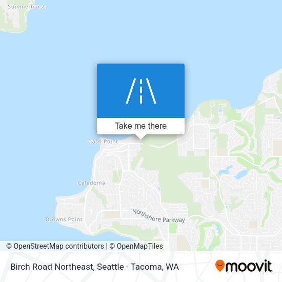 Mapa de Birch Road Northeast