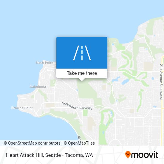 Heart Attack Hill map