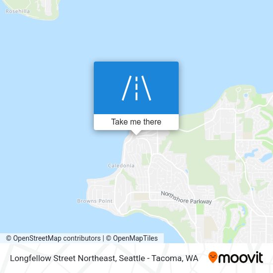 Mapa de Longfellow Street Northeast