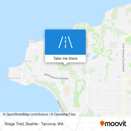 Mapa de Ridge Trail