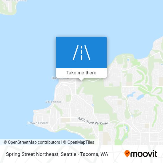 Spring Street Northeast map