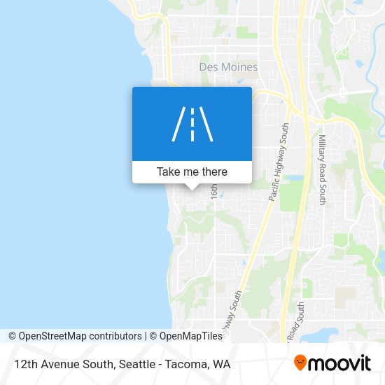 12th Avenue South map