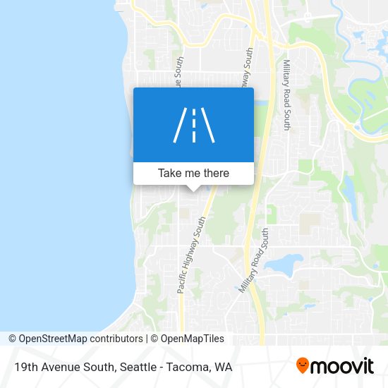 19th Avenue South map