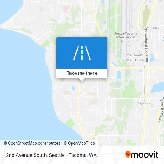 2nd Avenue South map