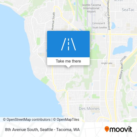 8th Avenue South map