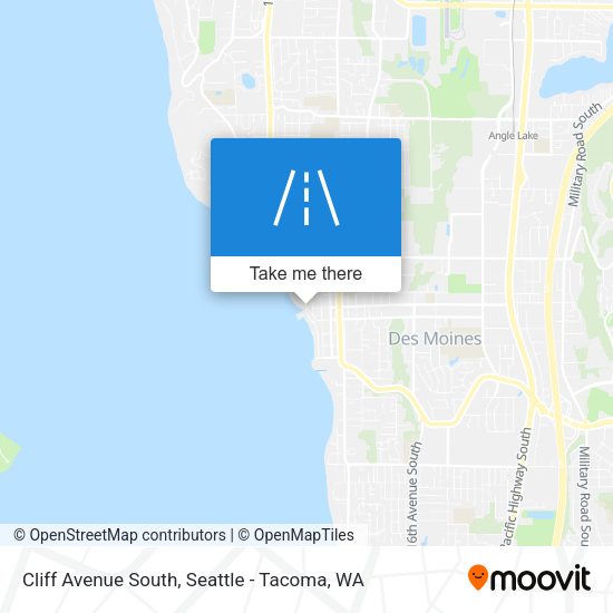 Cliff Avenue South map