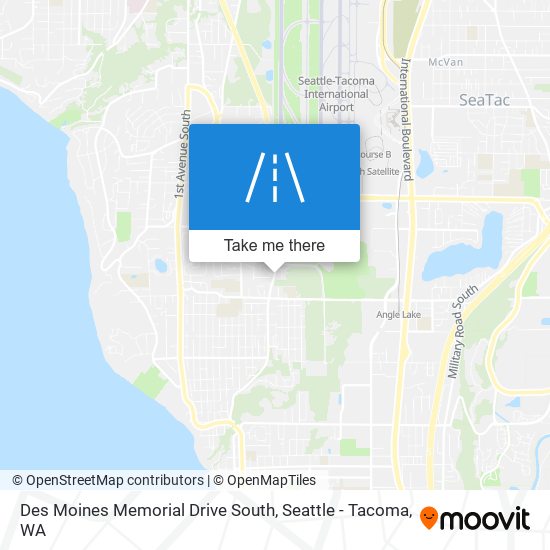 Mapa de Des Moines Memorial Drive South