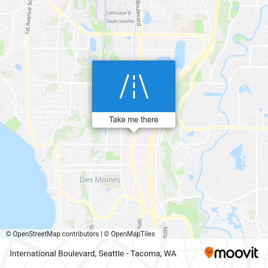Mapa de International Boulevard