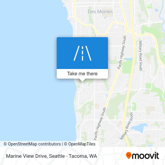 Mapa de Marine View Drive