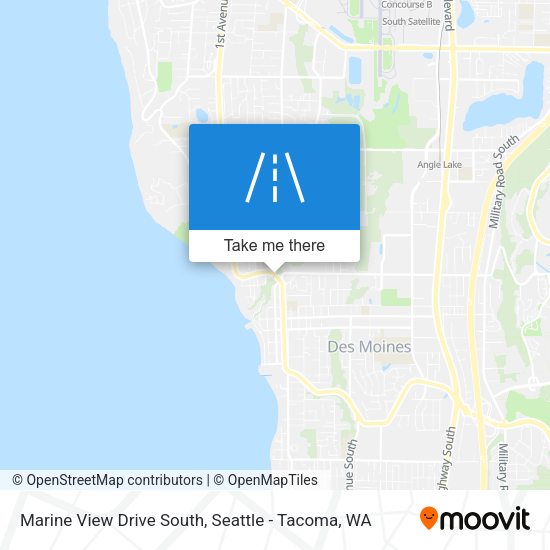 Mapa de Marine View Drive South