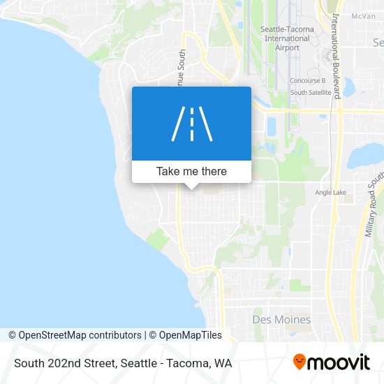 Mapa de South 202nd Street