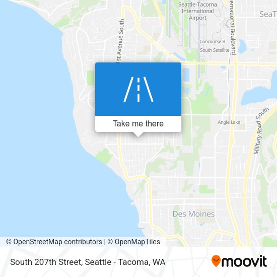 Mapa de South 207th Street