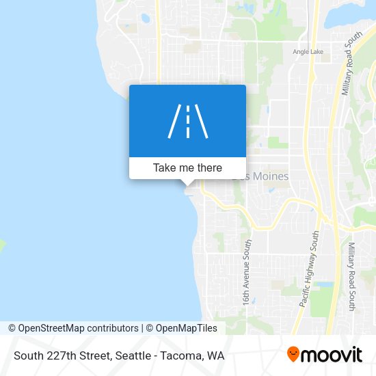 South 227th Street map