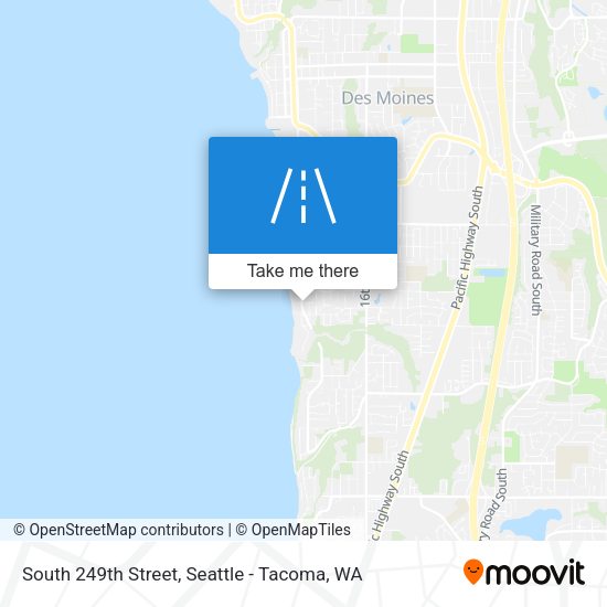 Mapa de South 249th Street