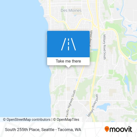 Mapa de South 255th Place